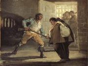 Francisco Goya El Maragato Points a gun Spain oil painting artist